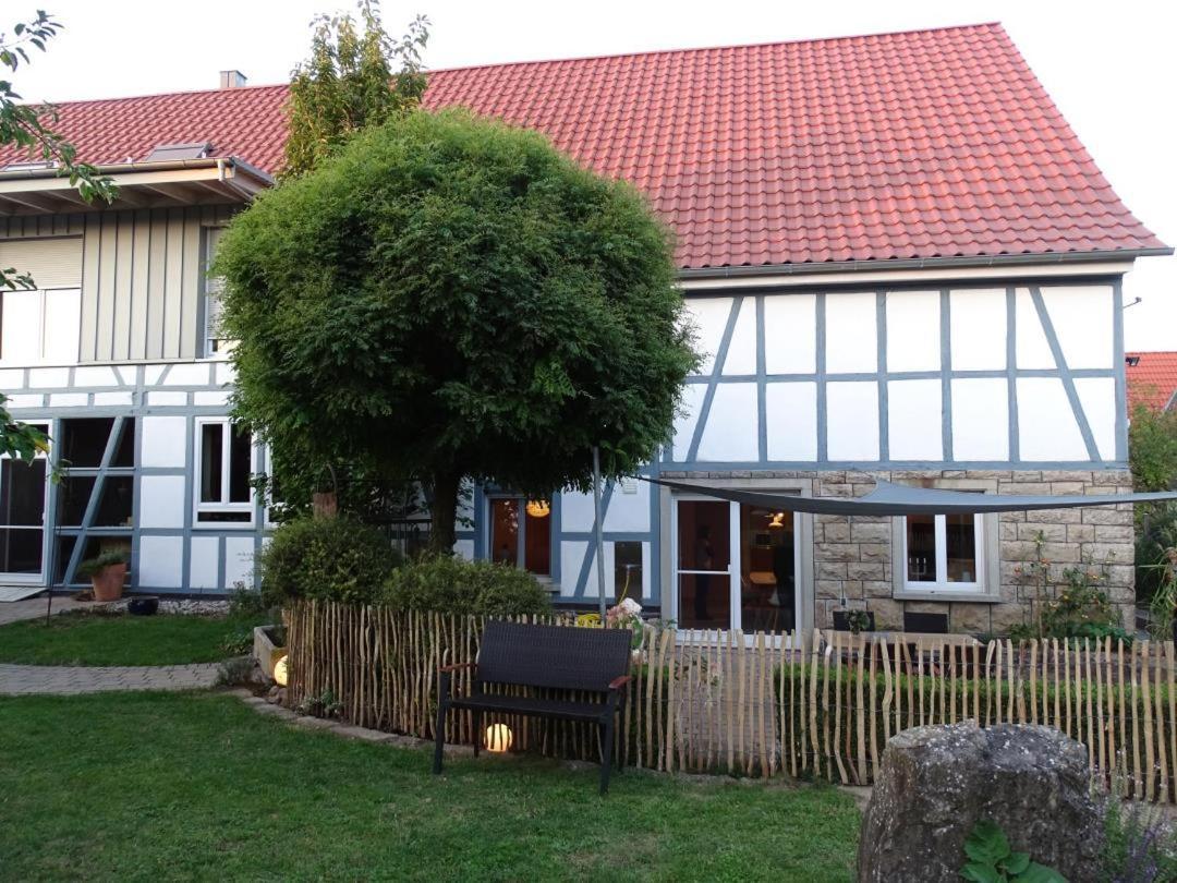 Ferienwohnung Maierers Schaiere Blaufelden Buitenkant foto